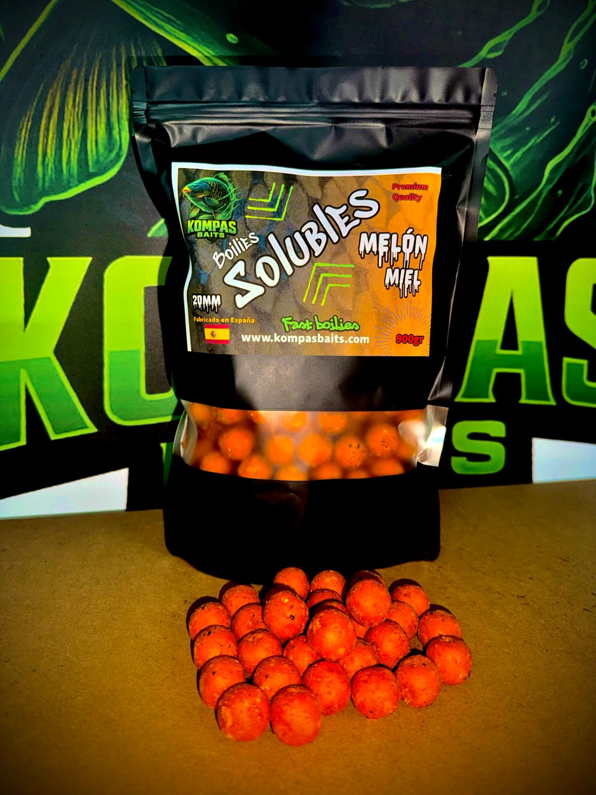 Boilies Solubles Kompas Baits 900 g – Atracción Instantánea y Máximo Rendimiento