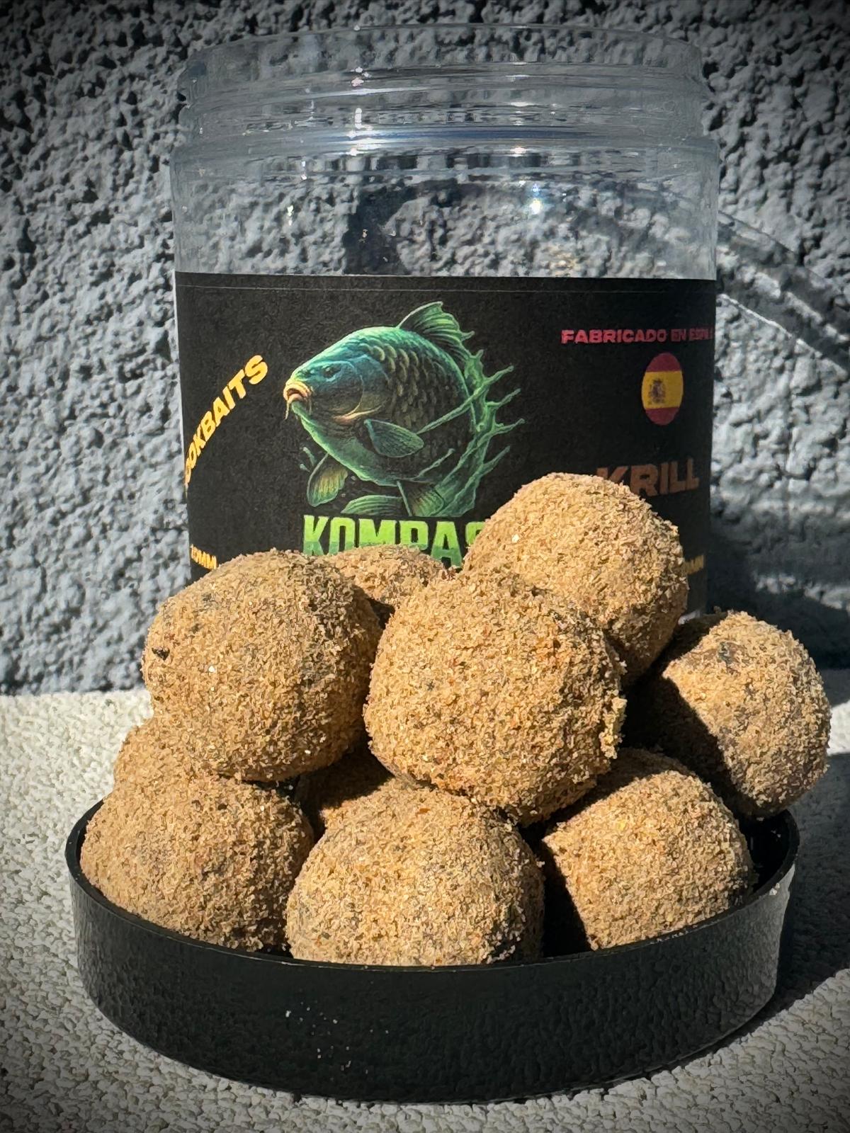 Hook Baits – Kompas Baits (Media Dureza, Solubilidad Media, Ideal para Peces Grandes)