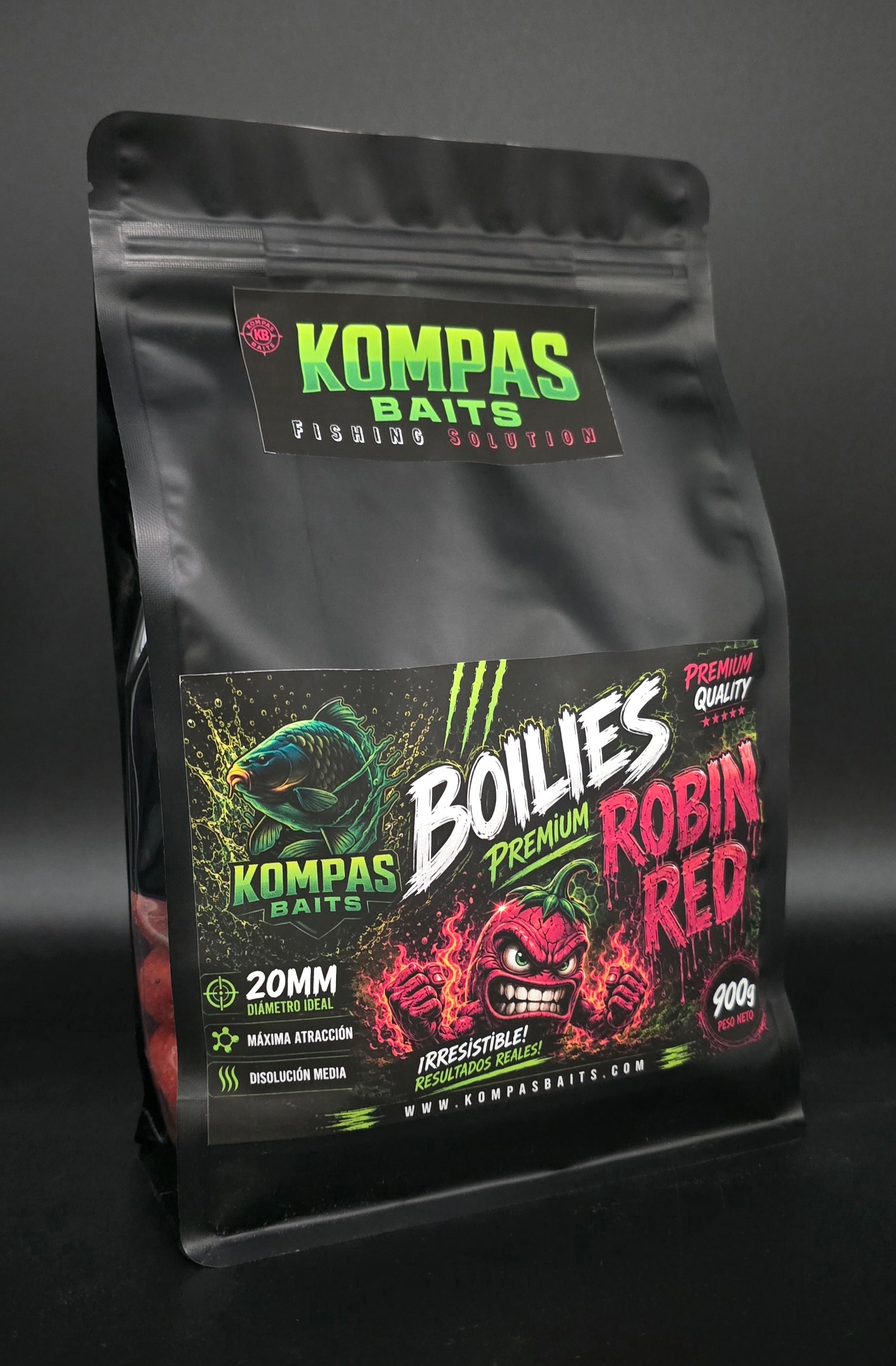 Boilies Premium Kompas Baits 900 g – Máxima Calidad, Máxima Confianza