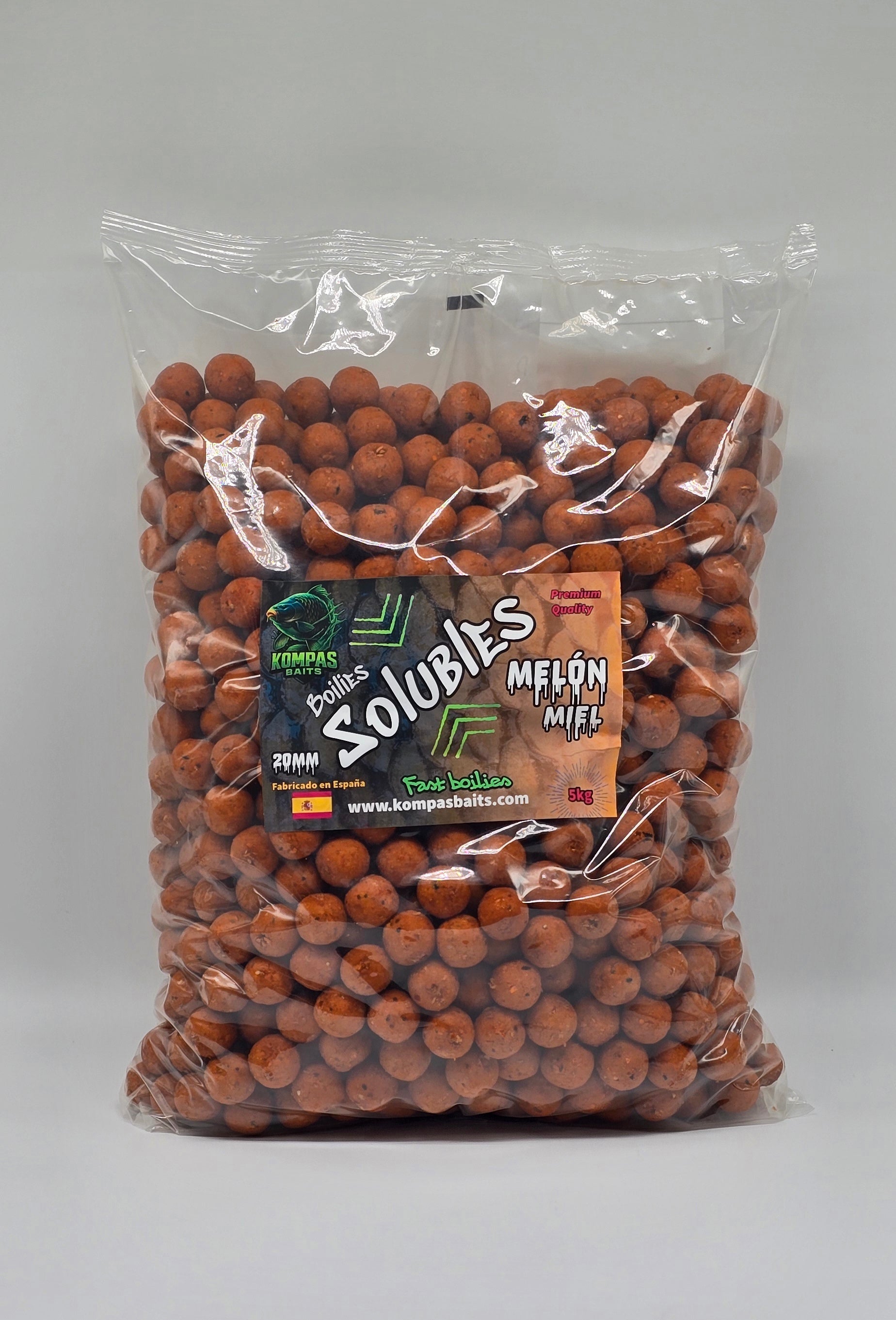 Boilies Solubles Kompas Baits 5 kg – Atracción Instantánea y Máximo Rendimiento