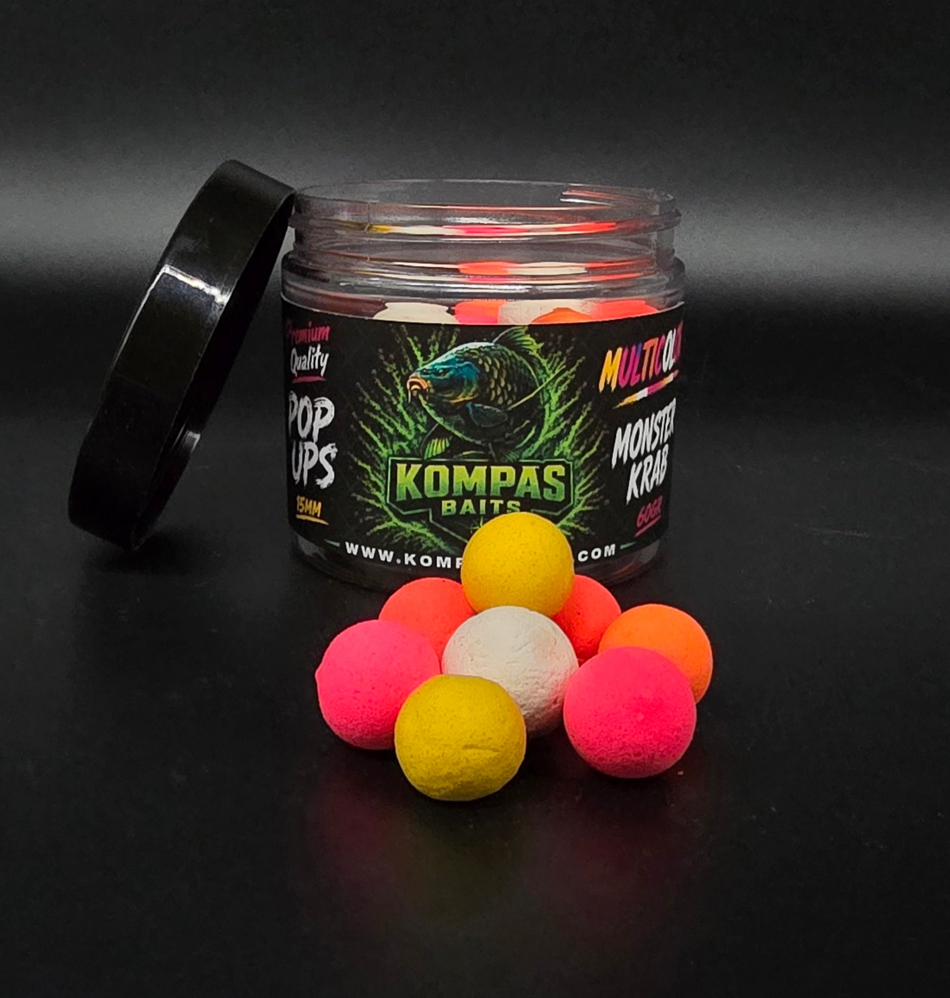 Pop ups -Multicolor kompas baits