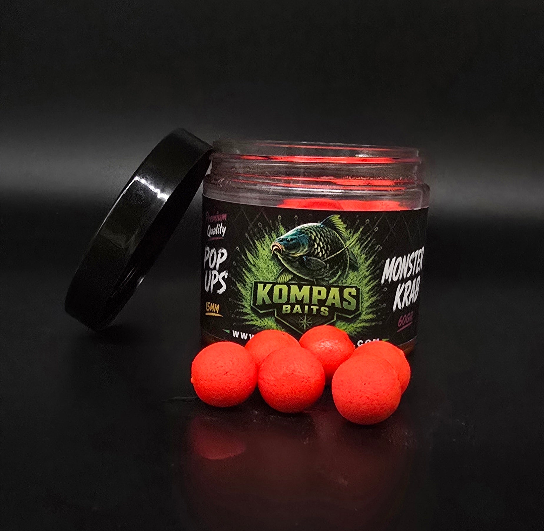 Pop-Ups Kompas Baits – Alta Visibilidad y Flotabilidad (15 mm)