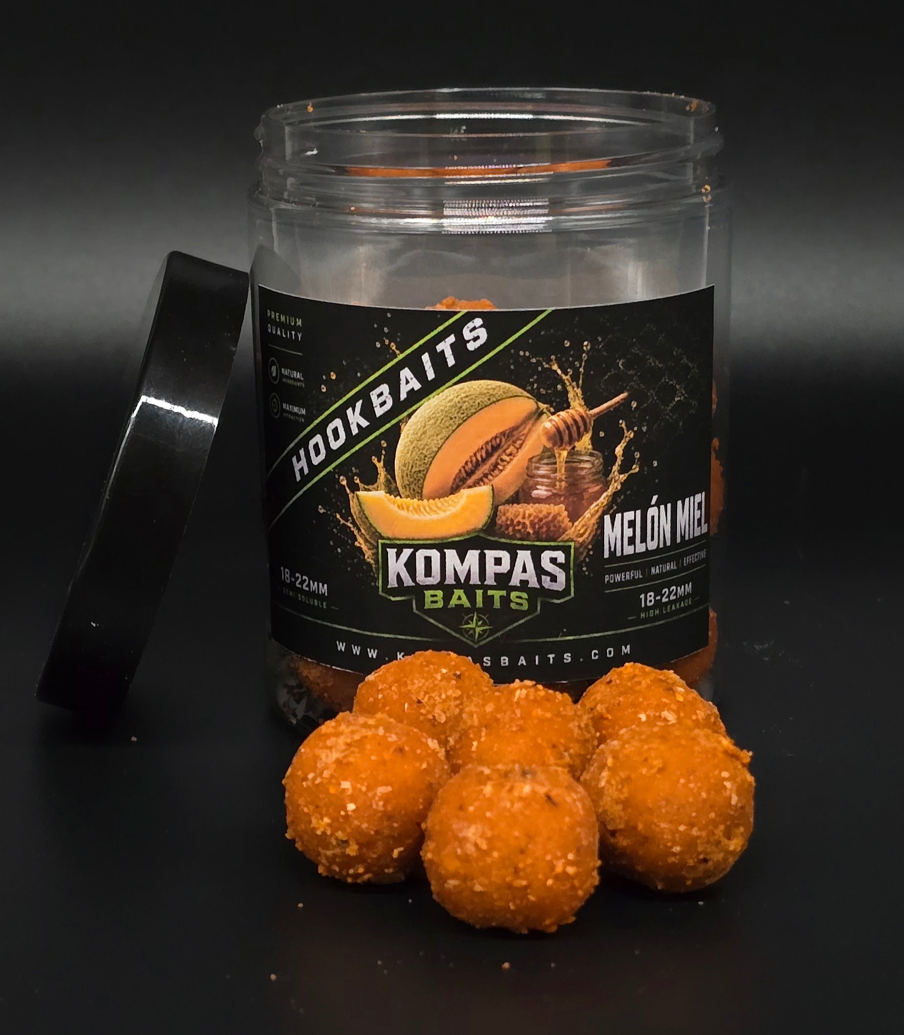 Hook Baits – Kompas Baits (Media Dureza, Solubilidad Media, Ideal para Peces Grandes)