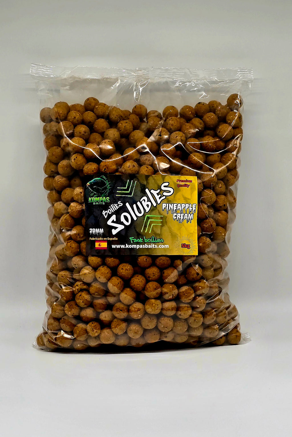 Boilies Solubles Kompas Baits 5 kg – Atracción Instantánea y Máximo Rendimiento
