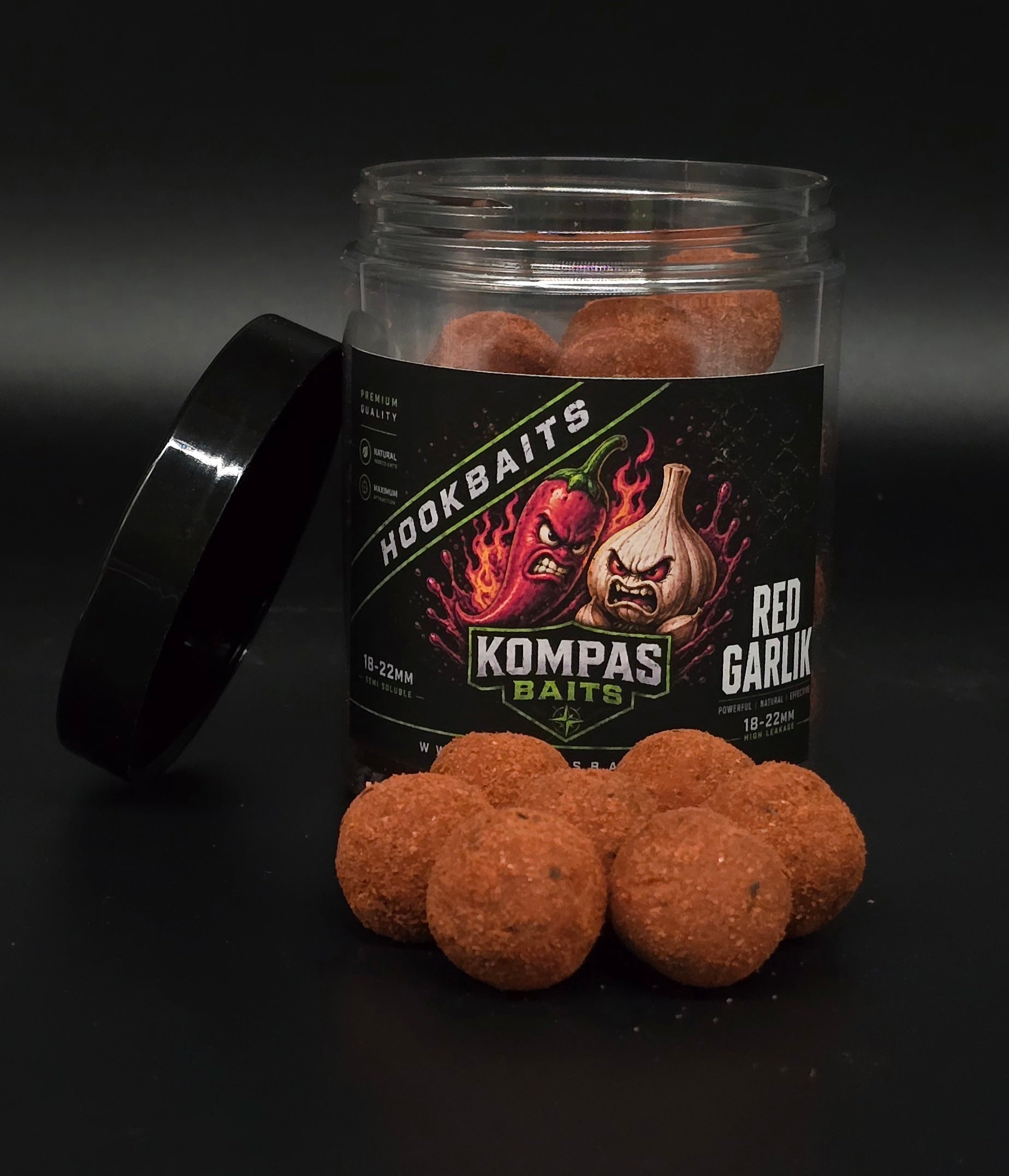 Hook Baits – Kompas Baits (Media Dureza, Solubilidad Media, Ideal para Peces Grandes)