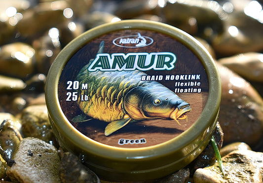 Braid Hooklink Amur 35Lb Green (20m)