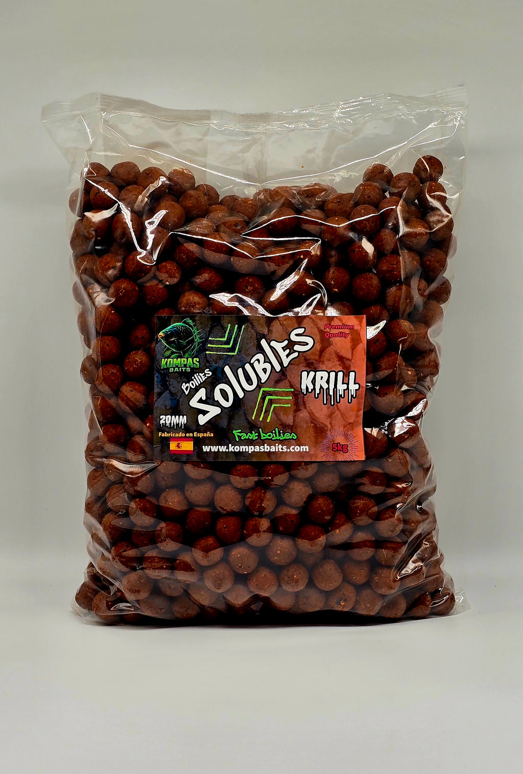 Boilies Solubles Kompas Baits 5 kg – Atracción Instantánea y Máximo Rendimiento