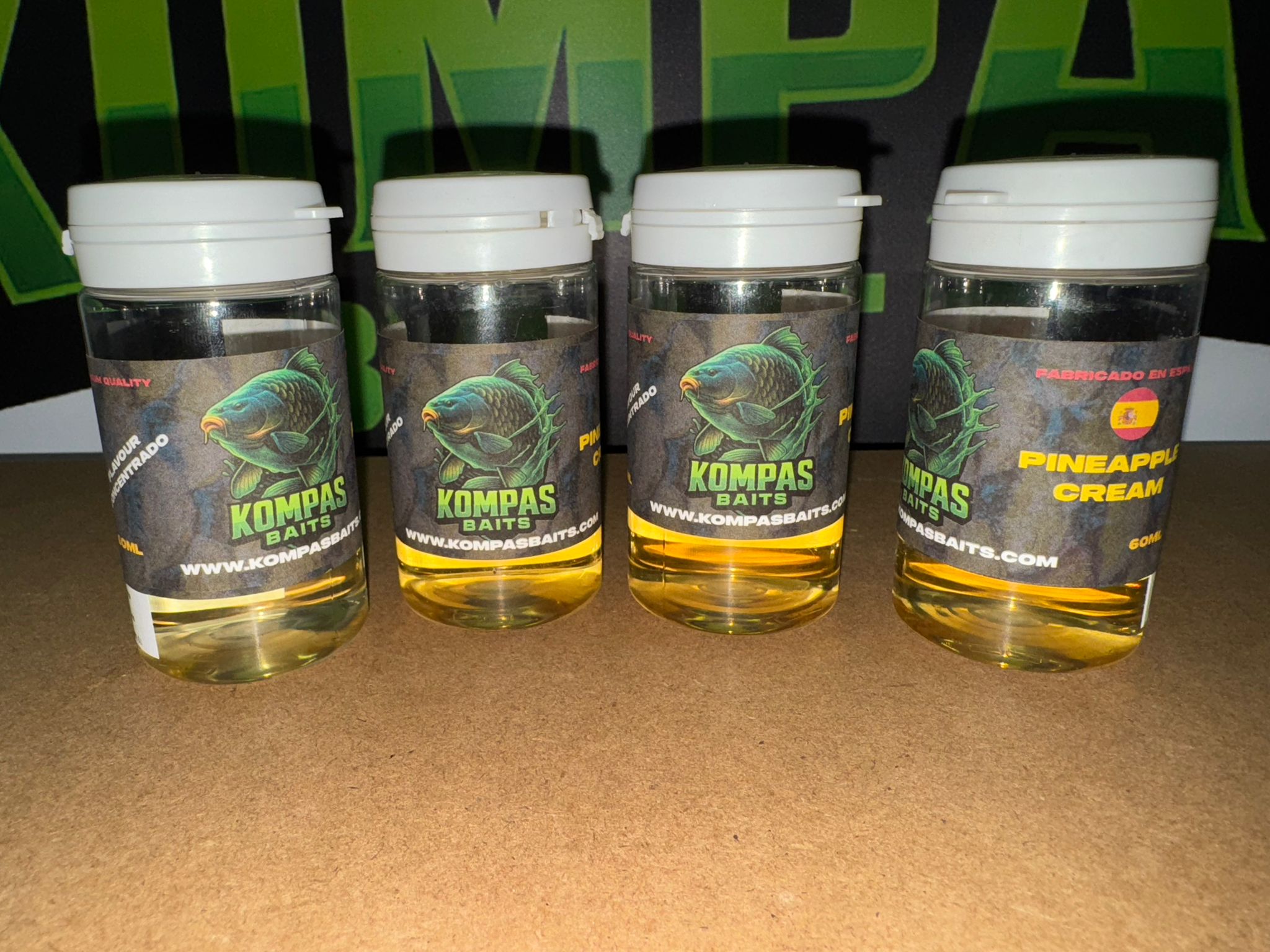 Flavour Concentrado 60 ml Kompas Baits – Especial para Plásticos