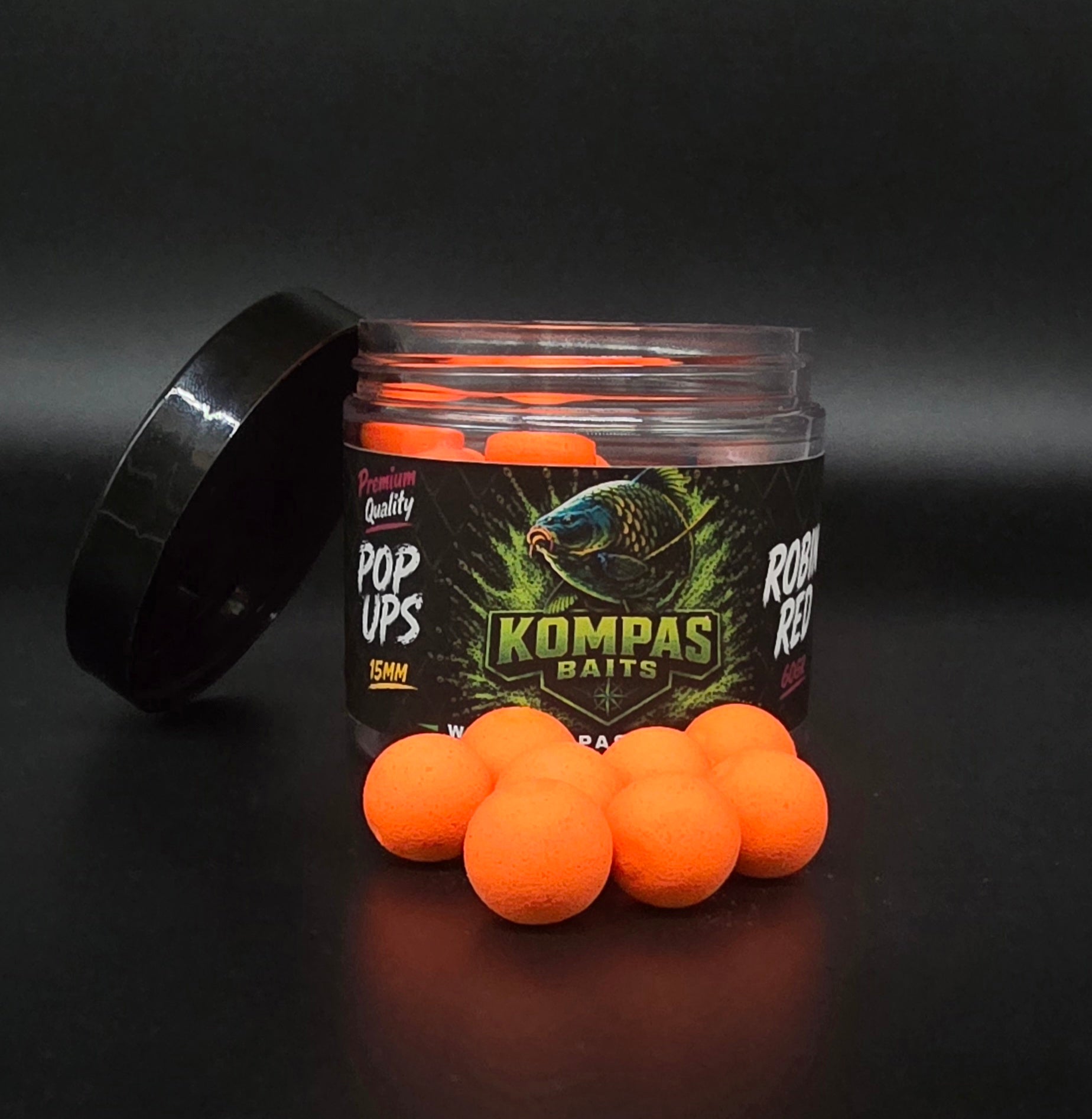 Pop-Ups Kompas Baits – Alta Visibilidad y Flotabilidad (15 mm)