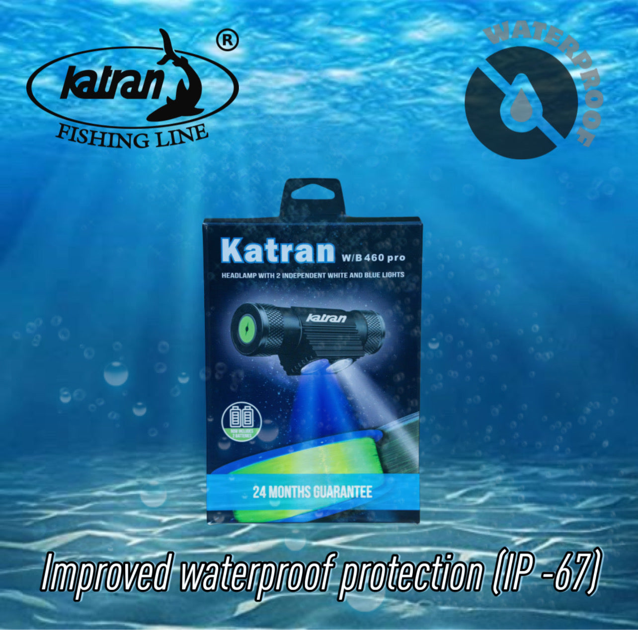 Katran headlamp W/B 460 pro