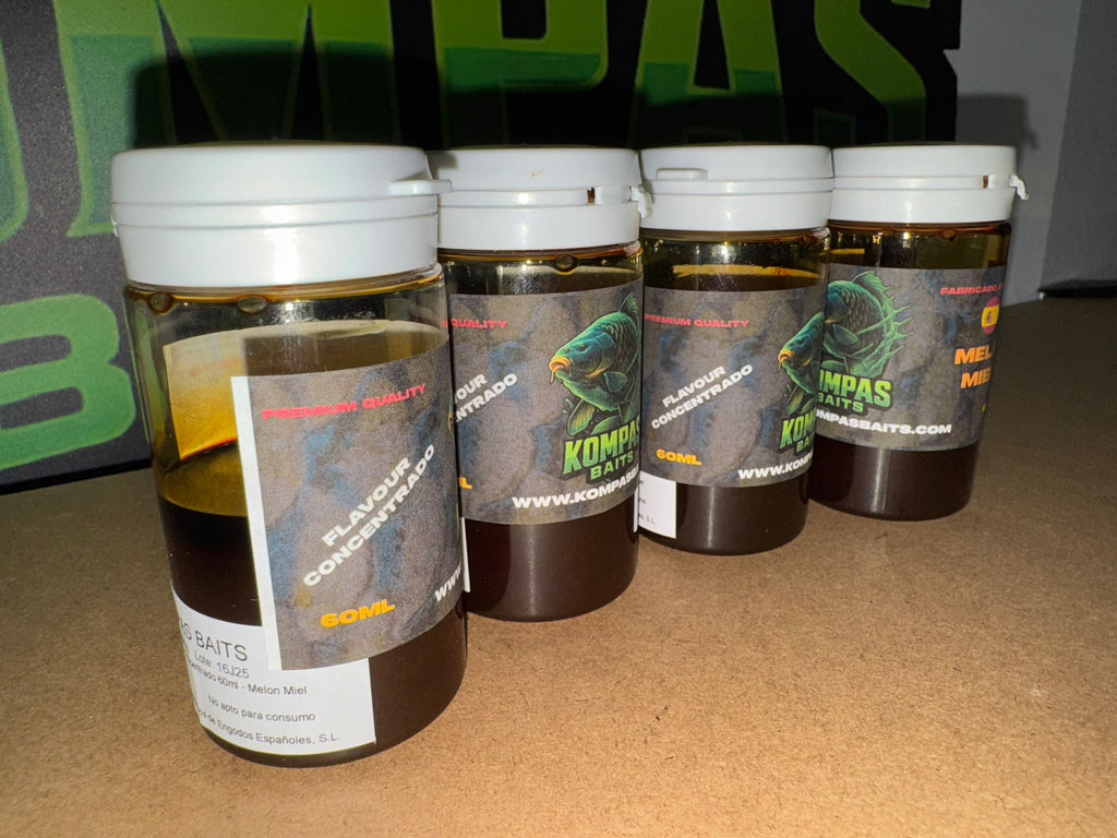 Flavour Concentrado 60 ml Kompas Baits – Especial para Plásticos