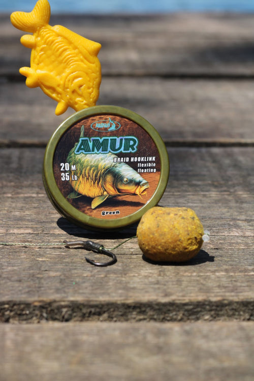 Braid Hooklink Amur 35Lb Green (20m)