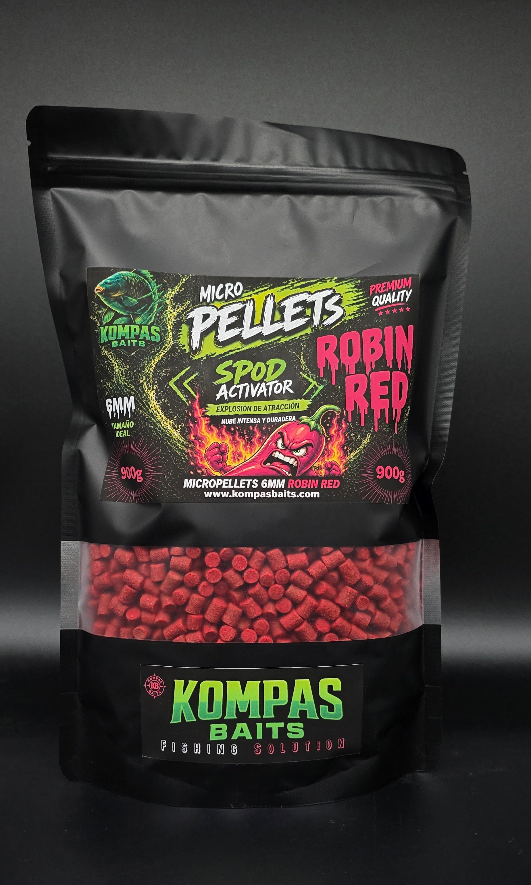 Micro Pellets en 6 mm de Kompas Baits