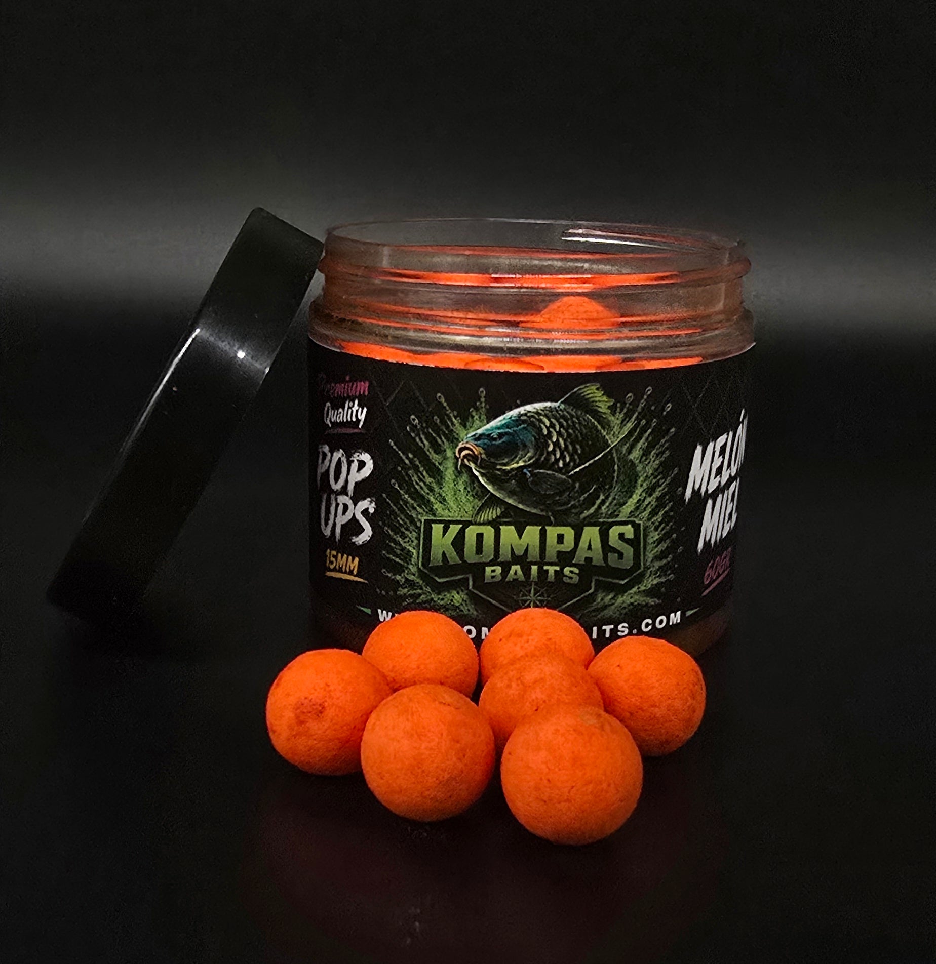 Pop-Ups Kompas Baits – Alta Visibilidad y Flotabilidad (15 mm)