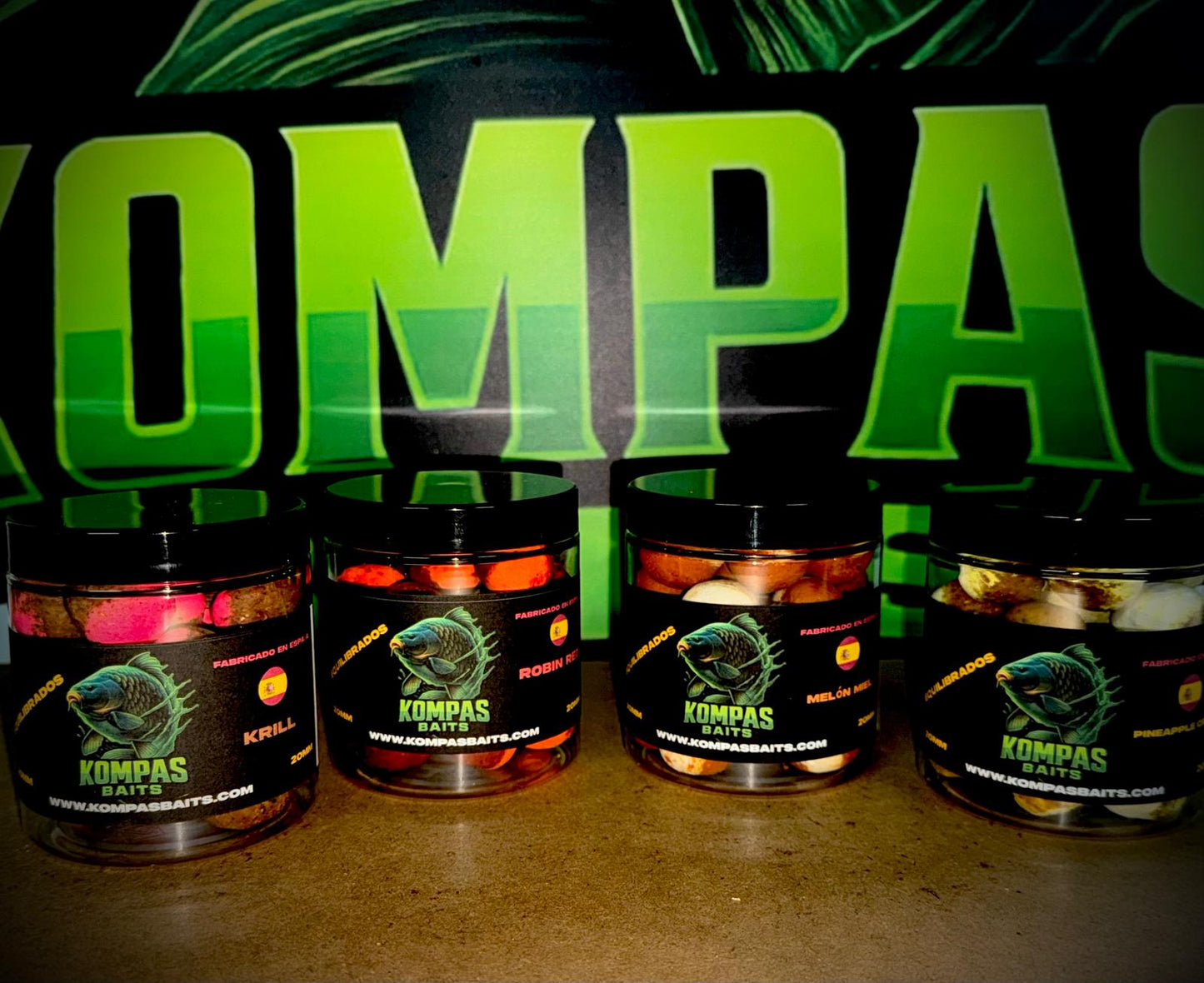 Boilies Equilibrados de Colores 20 mm – Kompas Baits