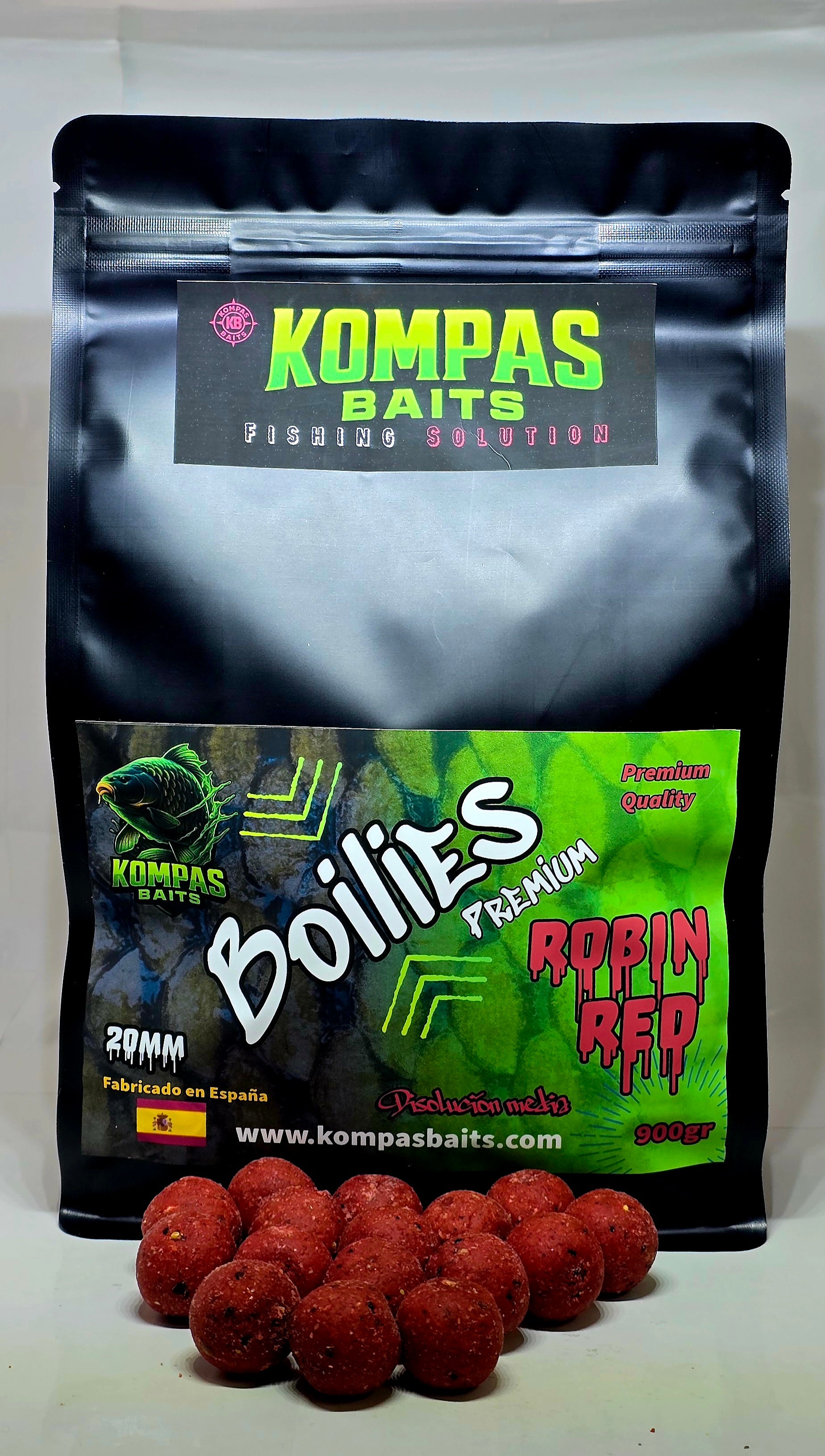 Boilies Premium Kompas Baits 900 g – Máxima Calidad, Máxima Confianza