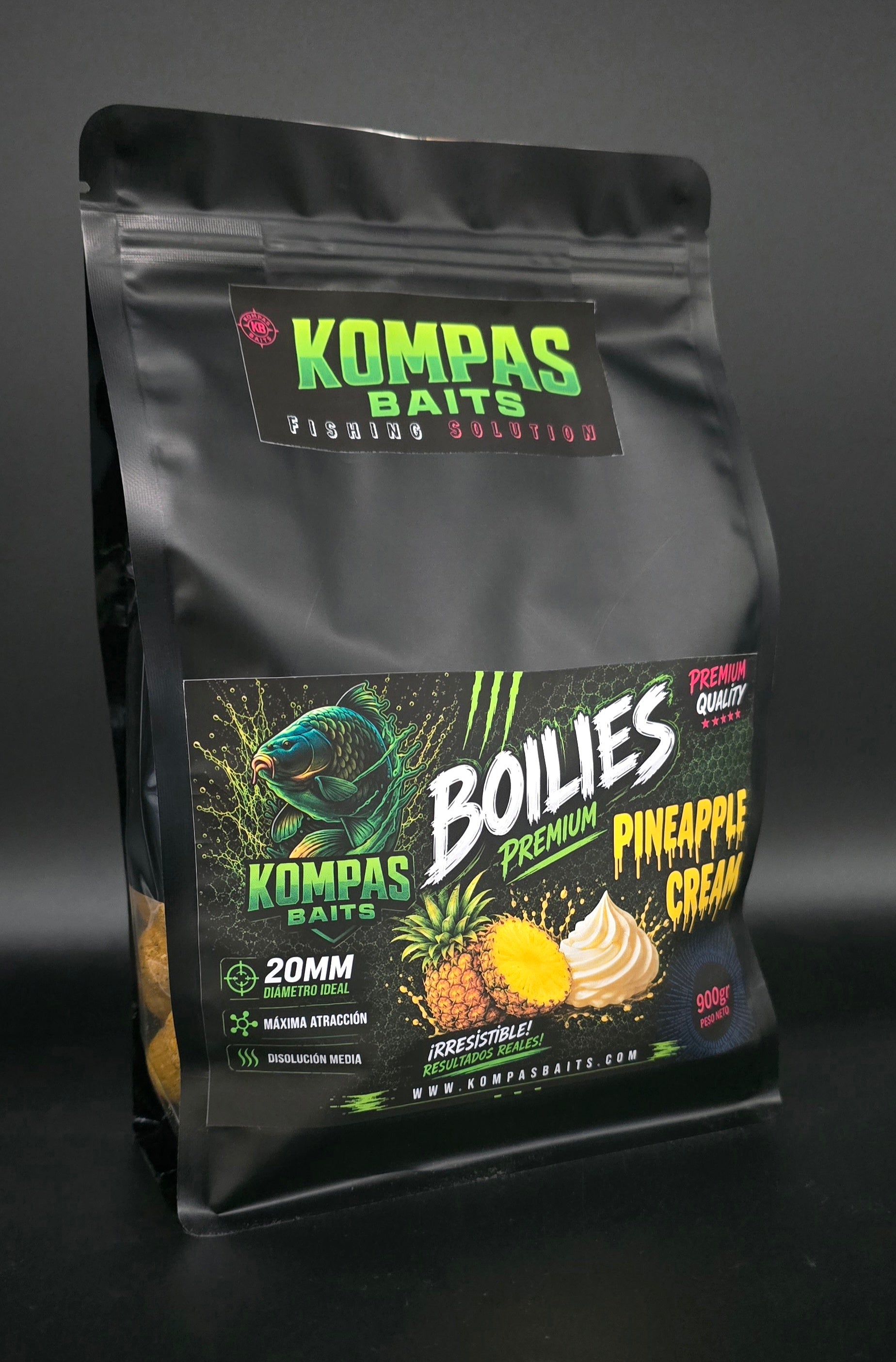 Boilies Premium Kompas Baits 900 g – Máxima Calidad, Máxima Confianza